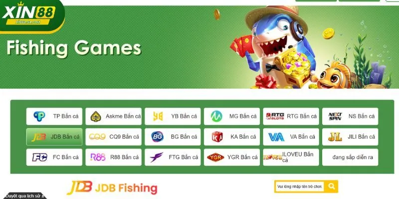 Khám phá sơ lược về sảnh bắn cá XIN88 hot hit