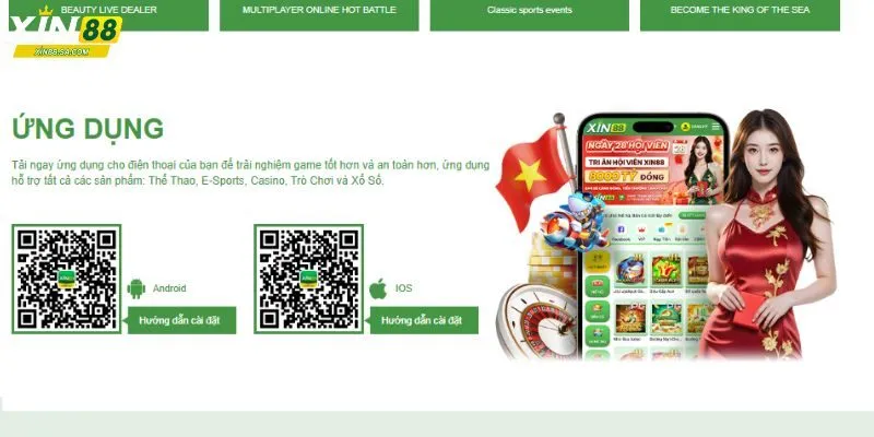 Tải app Xin88 chi tiết cho hội viên mới
